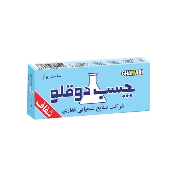 چسب دوقلو  غفاري شفاف
